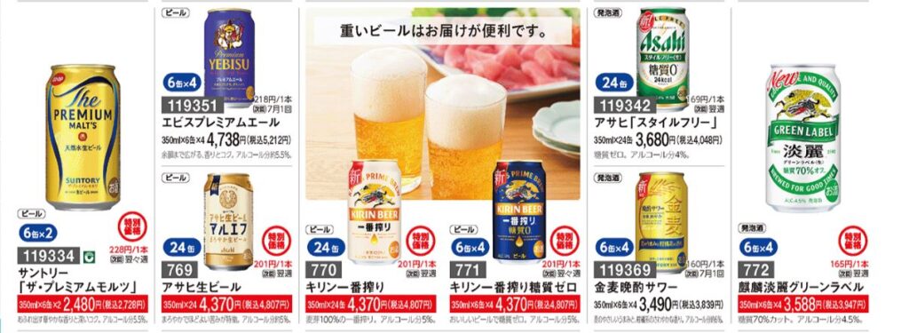 パルシステムのカタログ