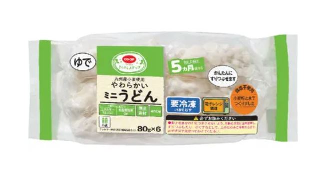 やわらかいミニうどん画像